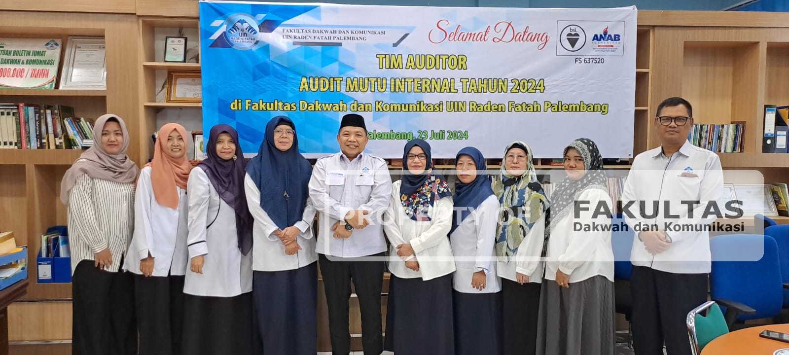 FAKULTAS DAKWAH DAN KOMUNIKASI UIN RADEN FATAH  LAKSANAKAN AUDIT MUTU INTERNAL (AMI)