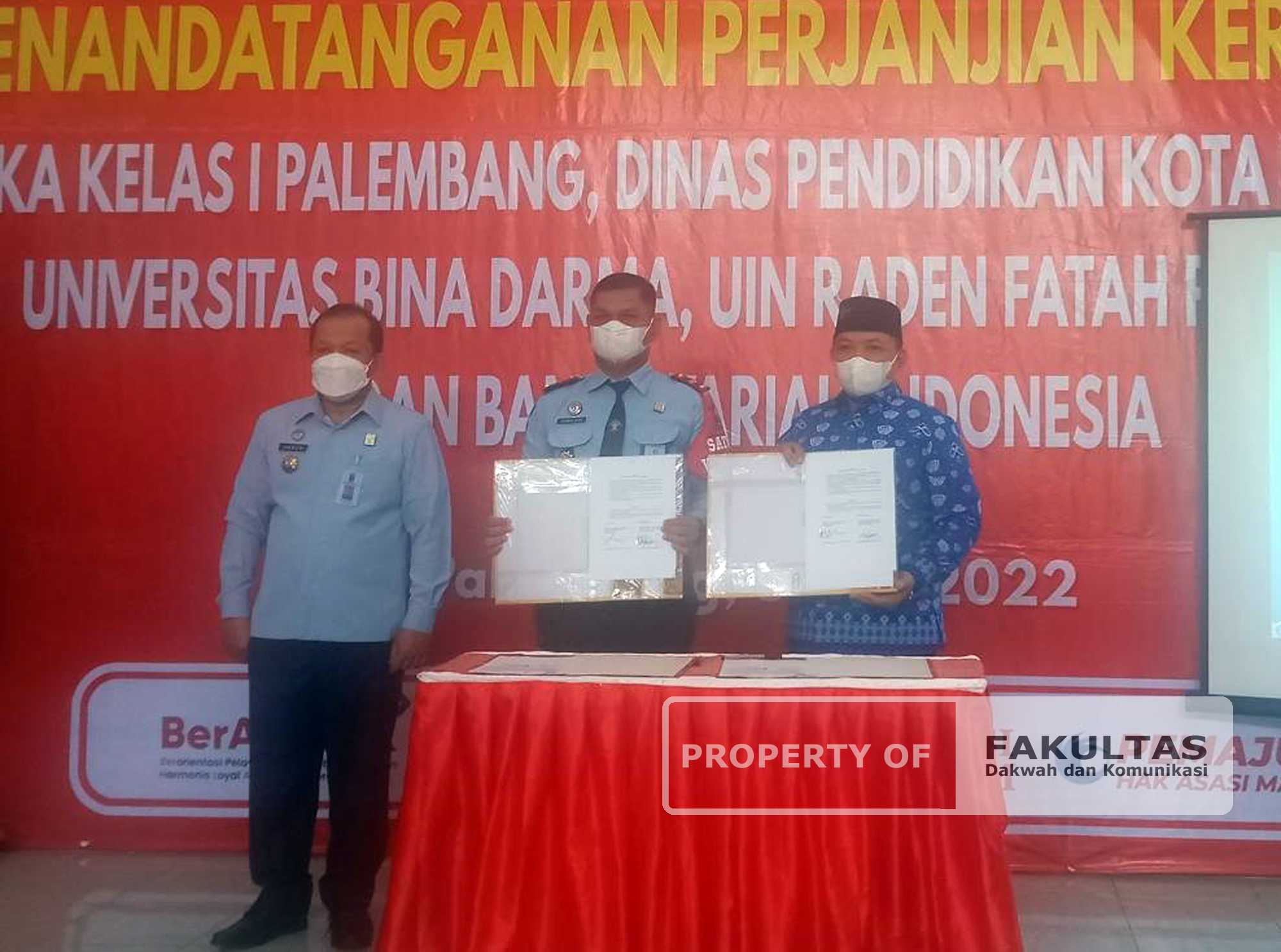 FDK UIN Jalin MoU Bersama LPKA Klas I Palembang