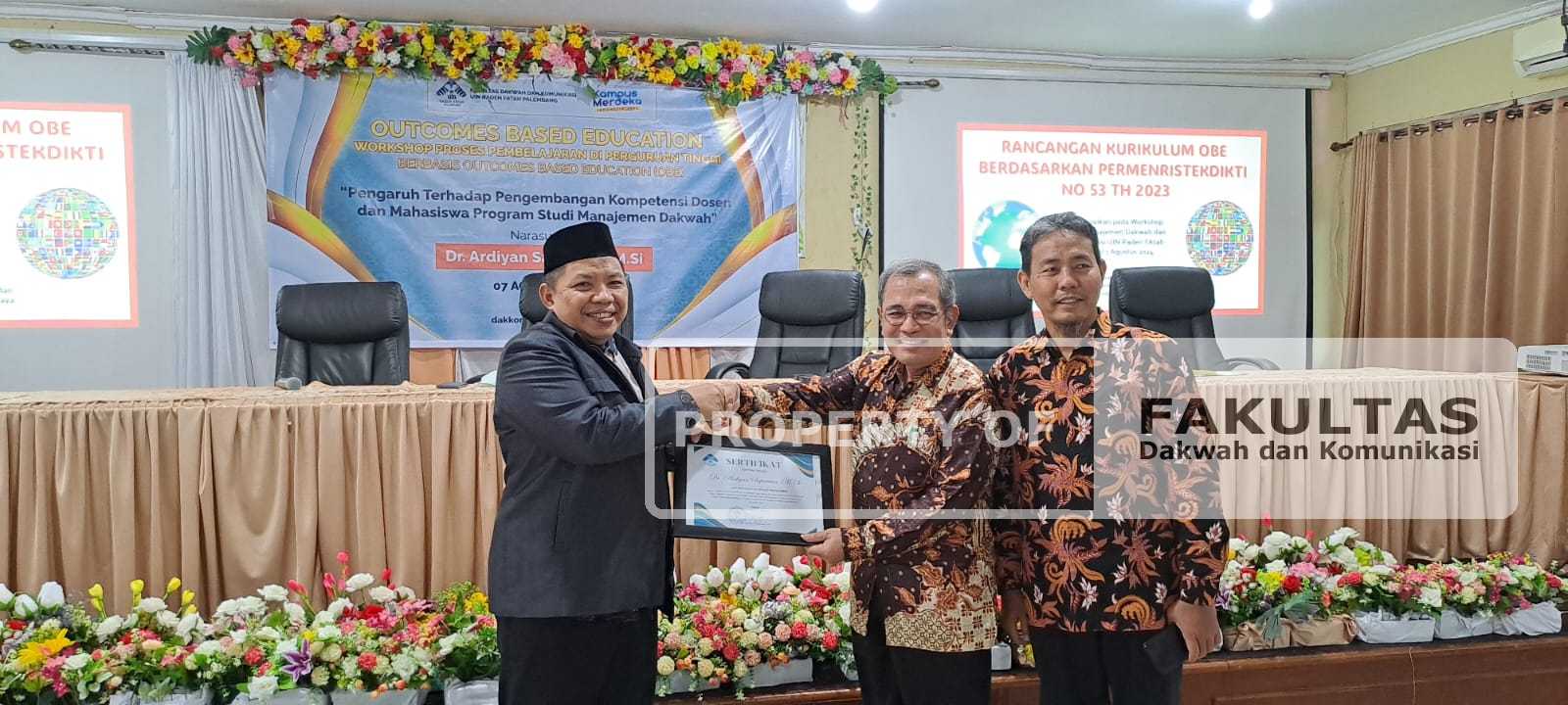 PRODI MANAJEMEN DAKWAH GELAR WORKSHOP PERGURUAN TINGGI BERBASIS OBE (OUTCOMES BASED EDUCATION)